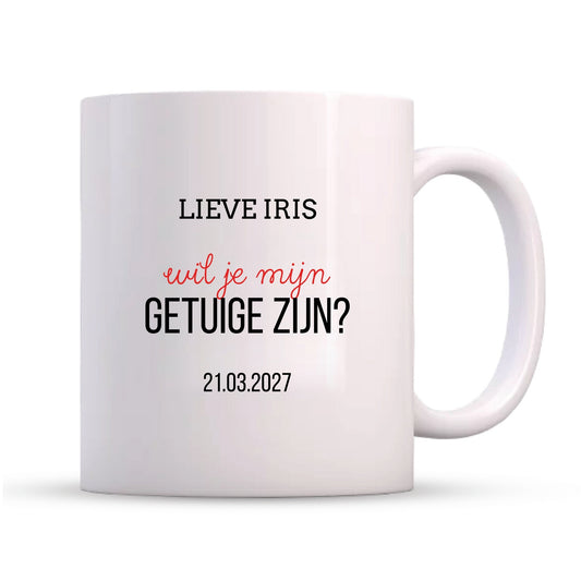 Mok Getuige vragen – Wil je mijn getuige zijn?