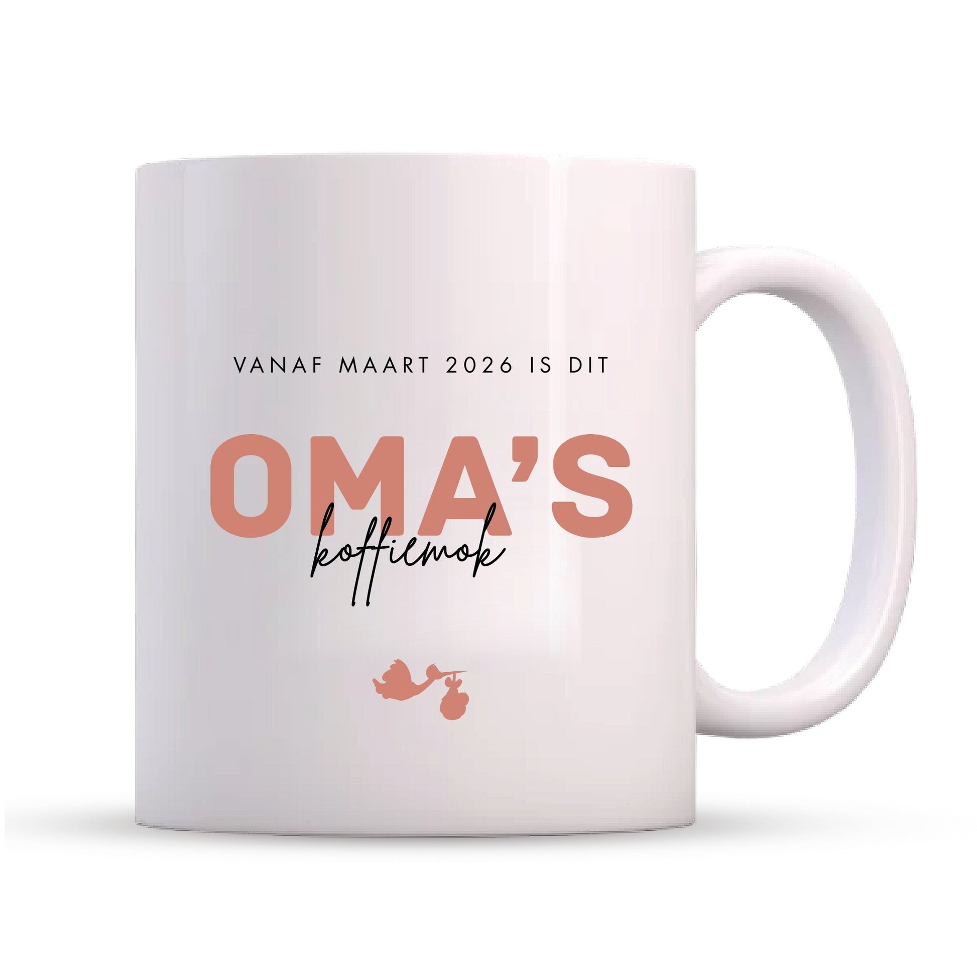 Mok Zwangerschapsaankondiging - Oma's Koffiemok