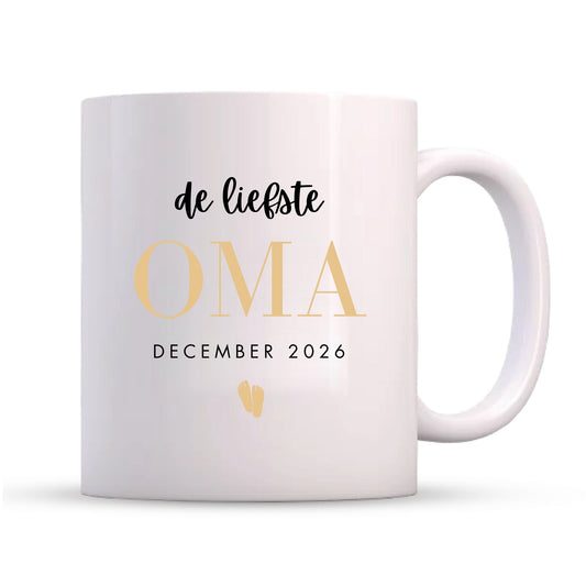 Mok Zwangerschapsaankondiging - De liefste Oma
