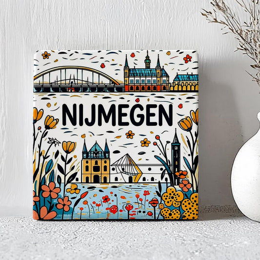Tegeltje Nijmegen - Handgetekend Ontwerp