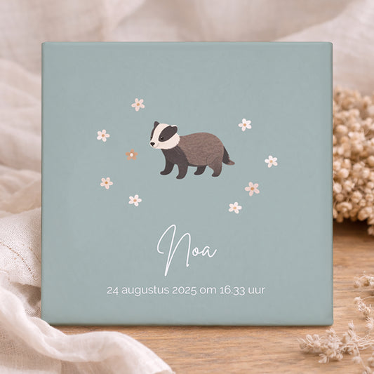 Geboorte Tegel - Bosdieren Das Gepersonaliseerd