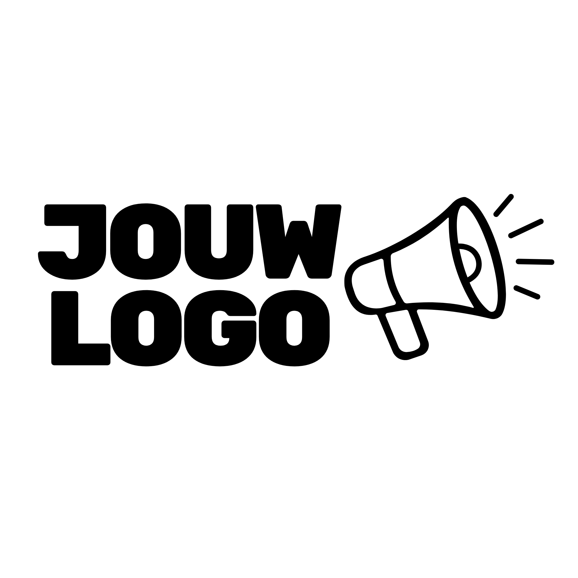 Raamsticker Bedrijf - Logo