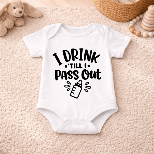 Romper - I Drink Till I Pass Out