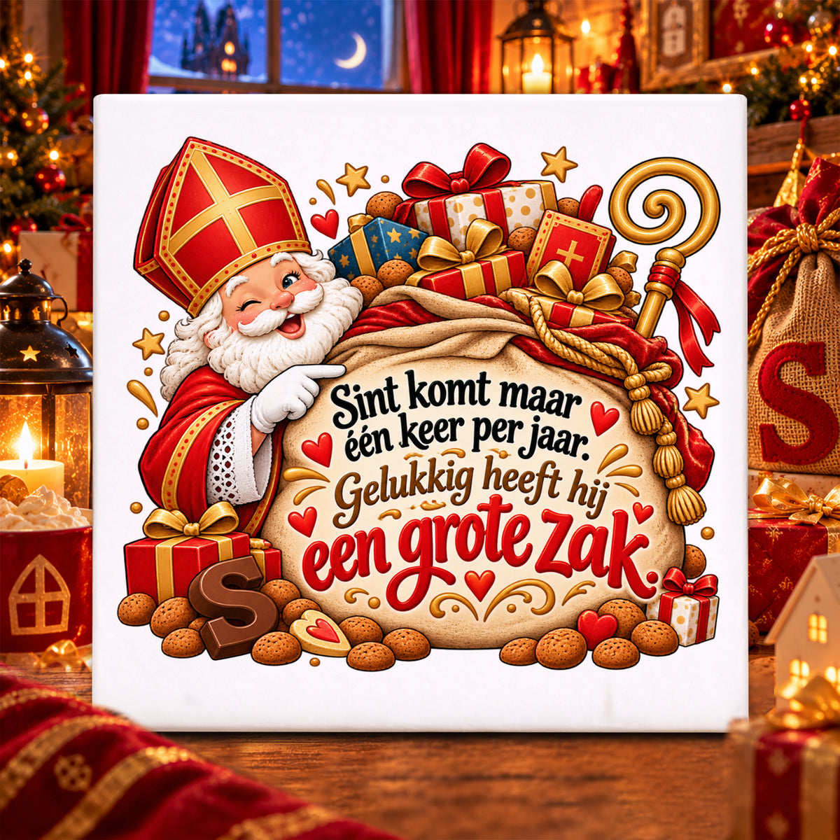 Tegel - Sint komt maar één keer per jaar