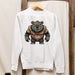 Sweater met Afgetrainde Leger Beer