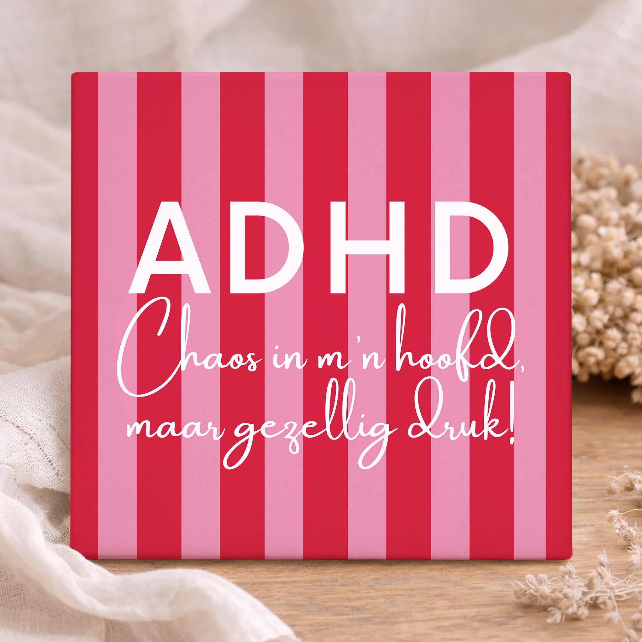 Tegel - ADHD maar gezellig druk