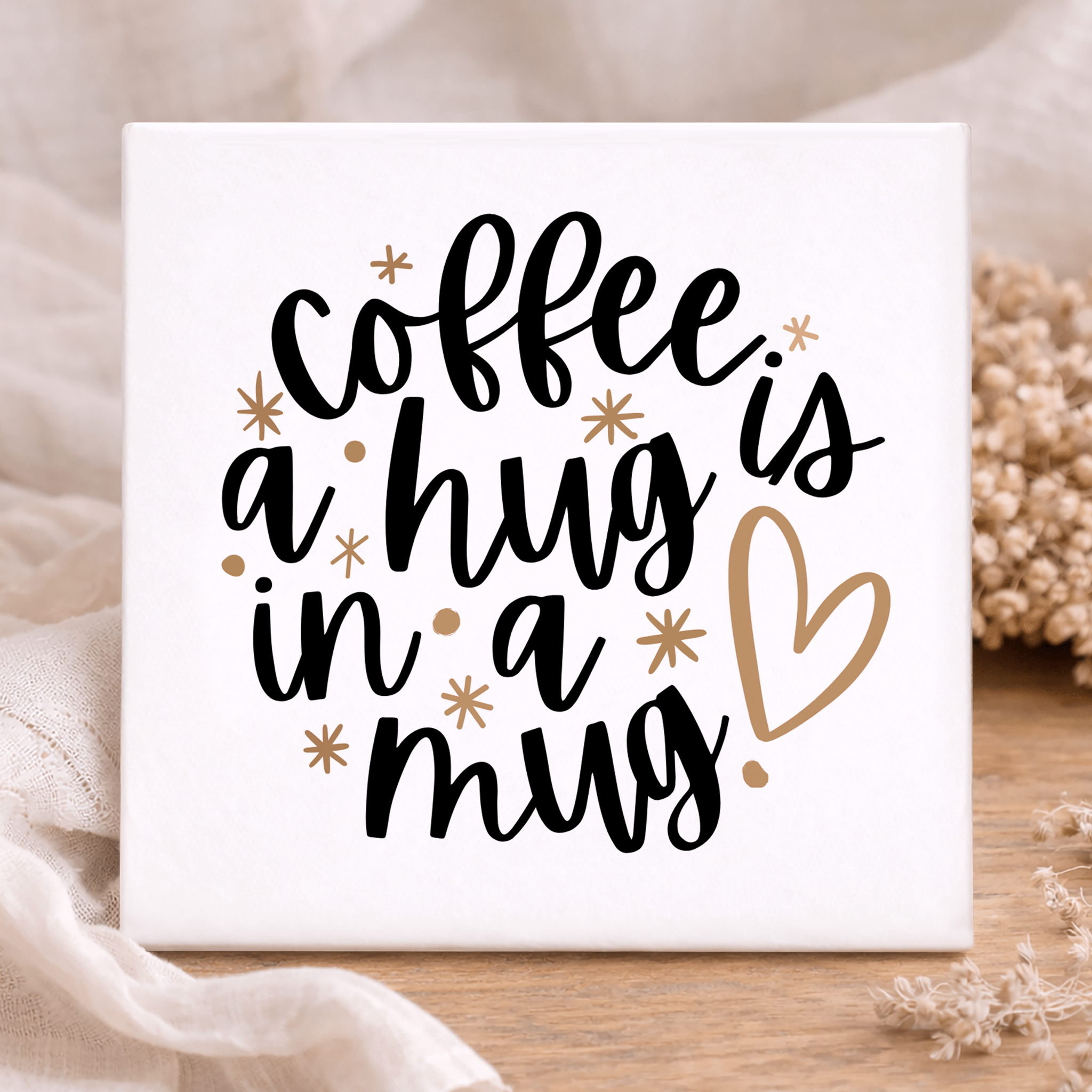 Tegel - Coffee is a hug in a mug