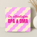 Tegel - De allerliefste opa en oma - Printazzy