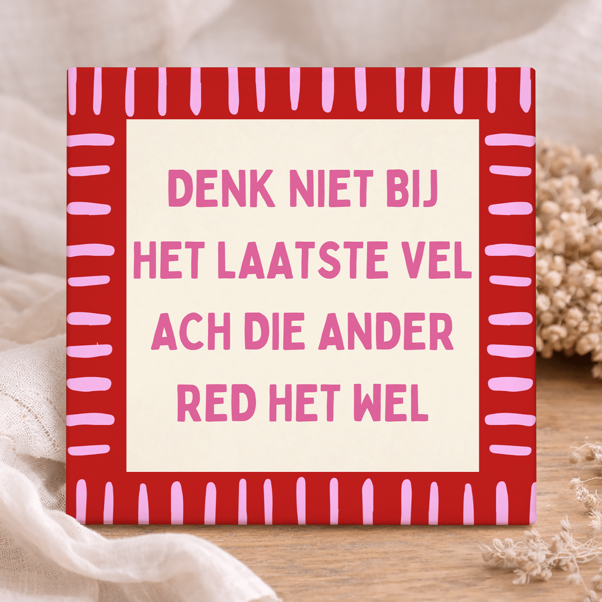 Tegel - Denk Niet Bij Het Laatste Vel