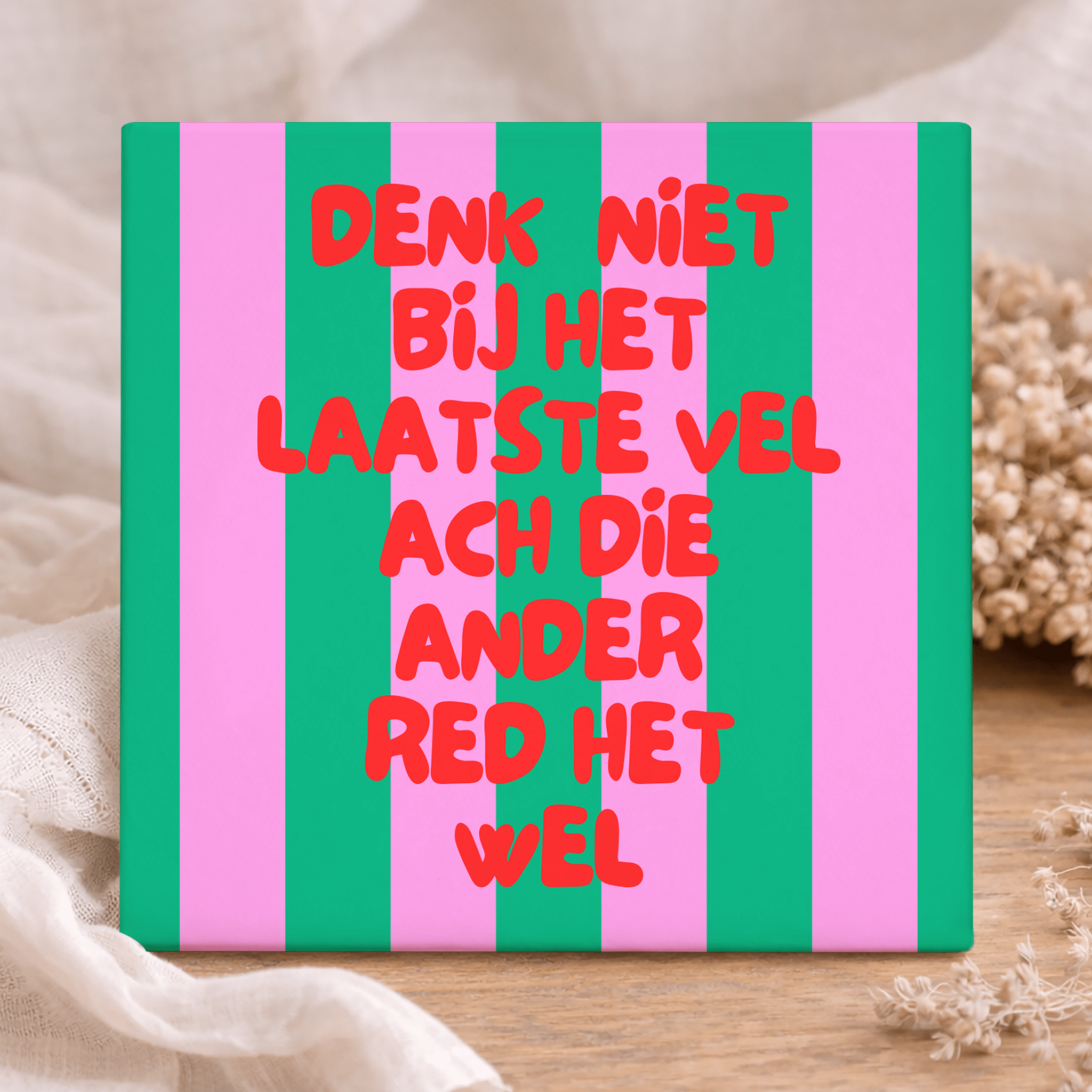 Tegel - Denk Niet Bij Het Laatste Vel