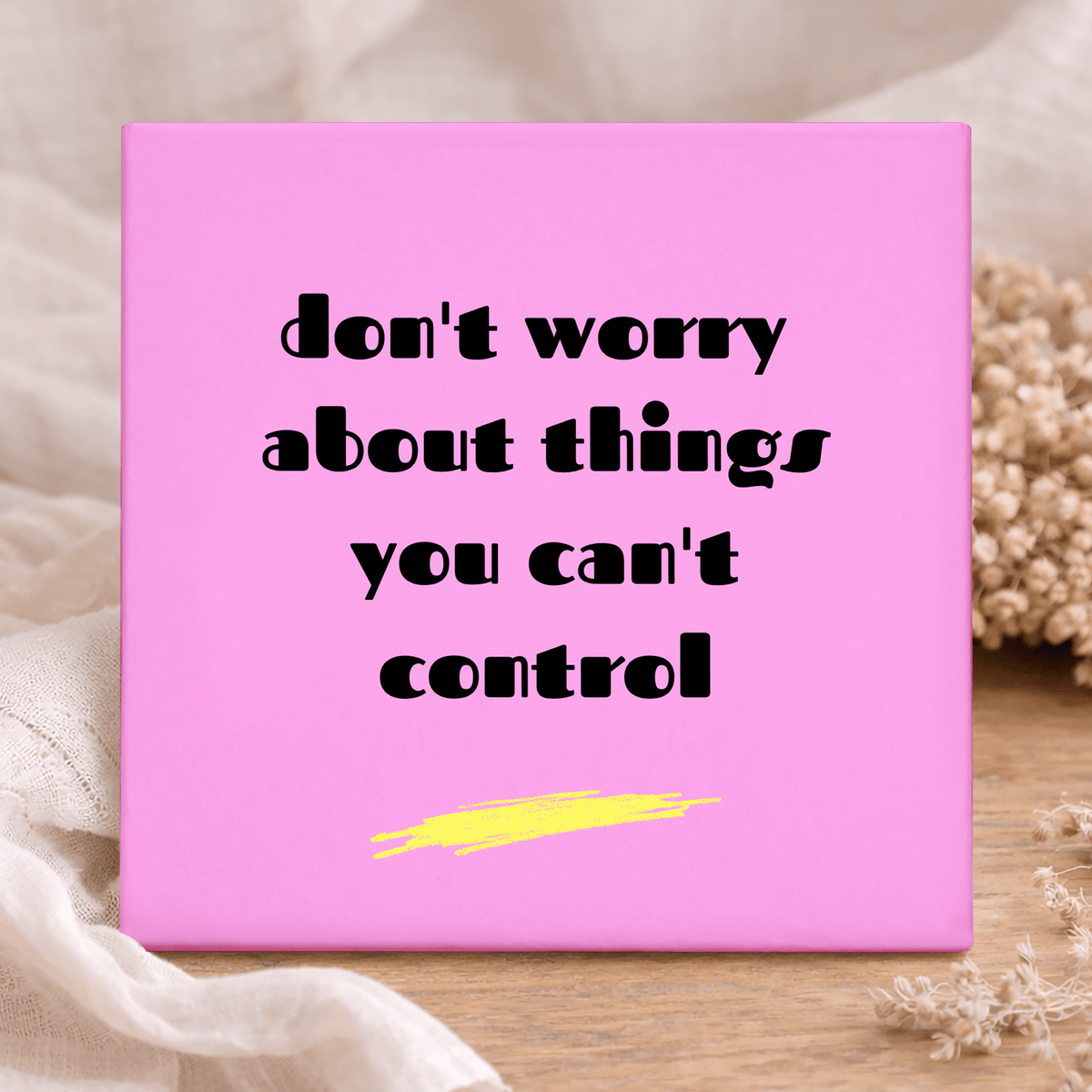 Tegel - Don't Worry About Things You Can't Control