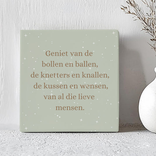 Tegel - Geniet van de Bollen en Ballen