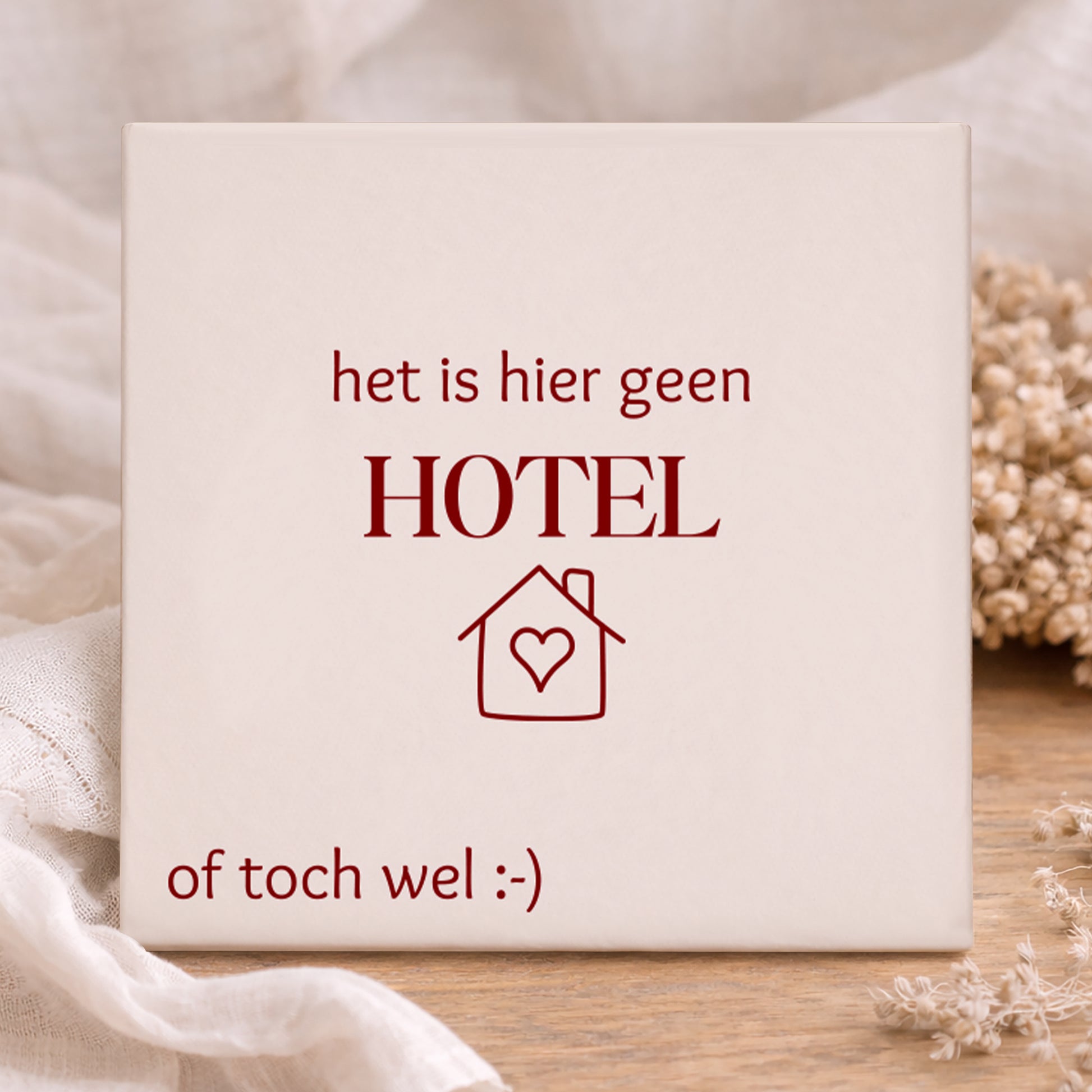 Tegel - Het is hier geen hotel of toch wel