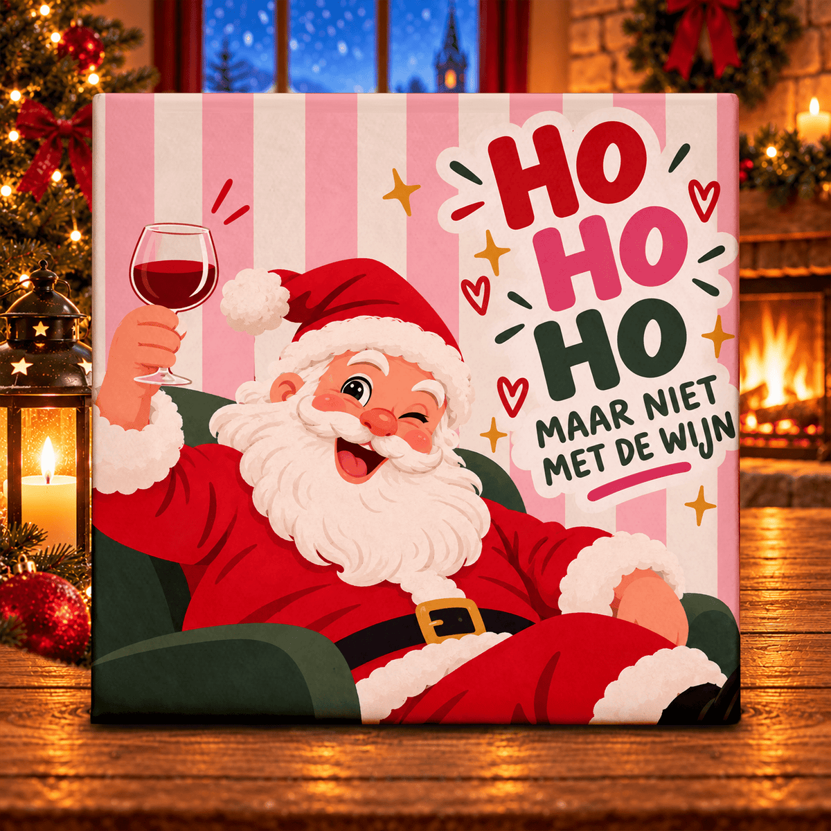Tegel - Ho Ho Ho, maar niet met de wijn!