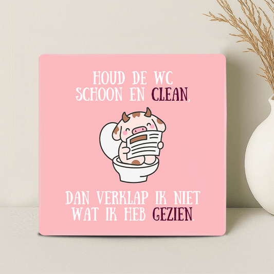 Tegel - Houd de WC Schoon en Clean