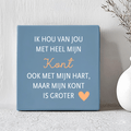 Tegel - Ik hou van jou met heel mijn kont - Printazzy