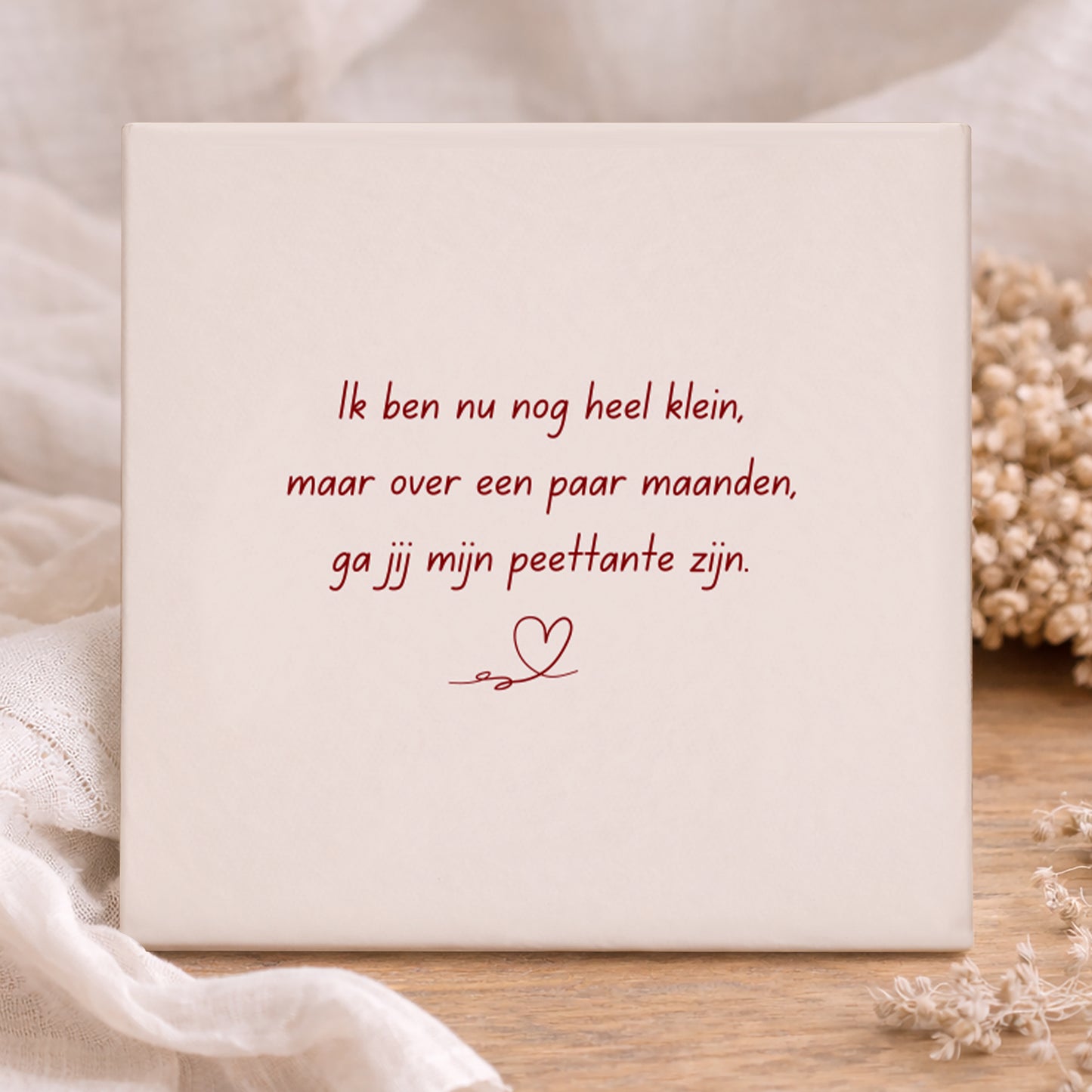 Tegel - Ik ben nu nog heel klein Peettante