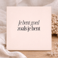 Tegel - Je Bent Goed Zoals Je Bent