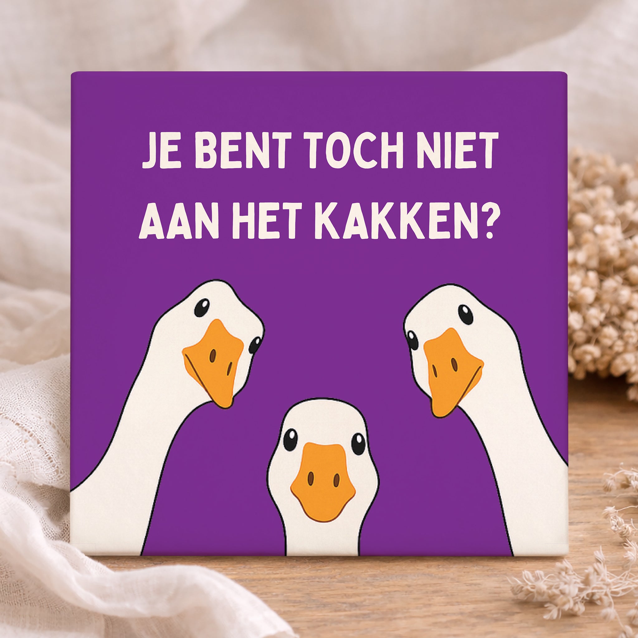 Tegel - Je Bent Toch Niet Aan Het Kakken?