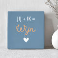 Tegel - Jij + Ik = Wijn - Printazzy