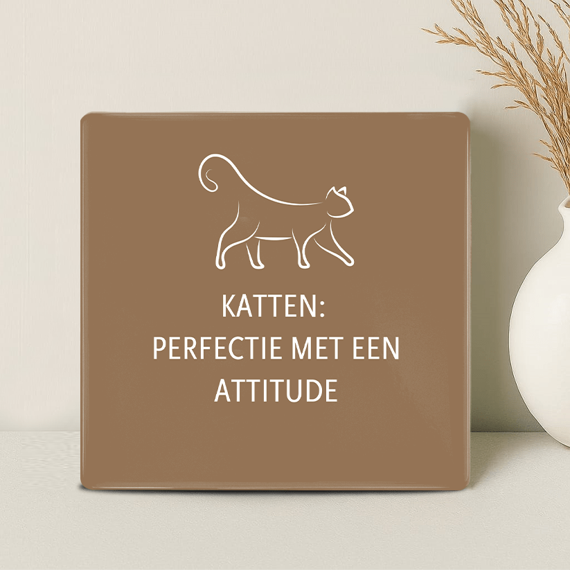 Tegel - Katten: perfectie met een attitude - Printazzy