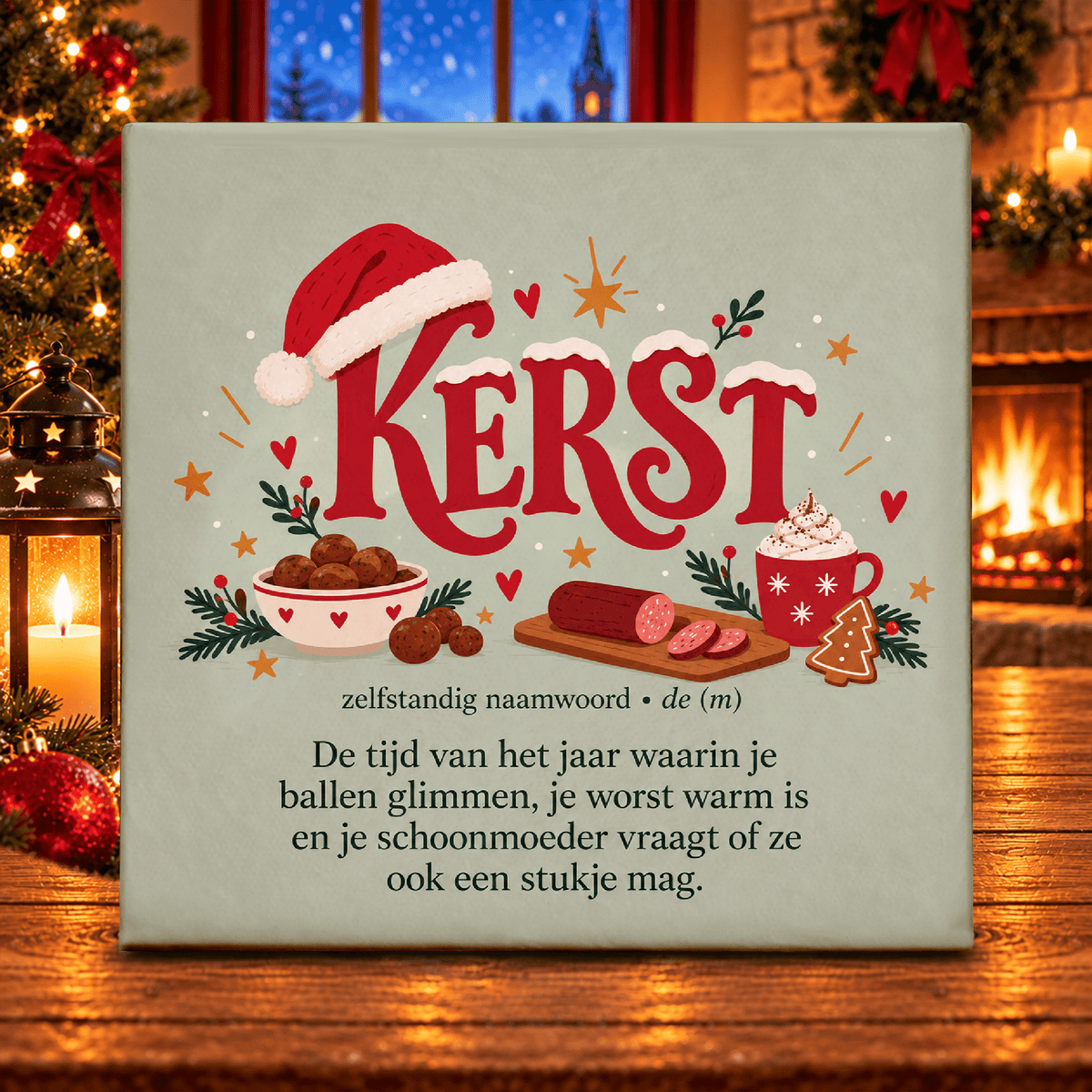 Tegel - Kerst zelfstandig naamwoord
