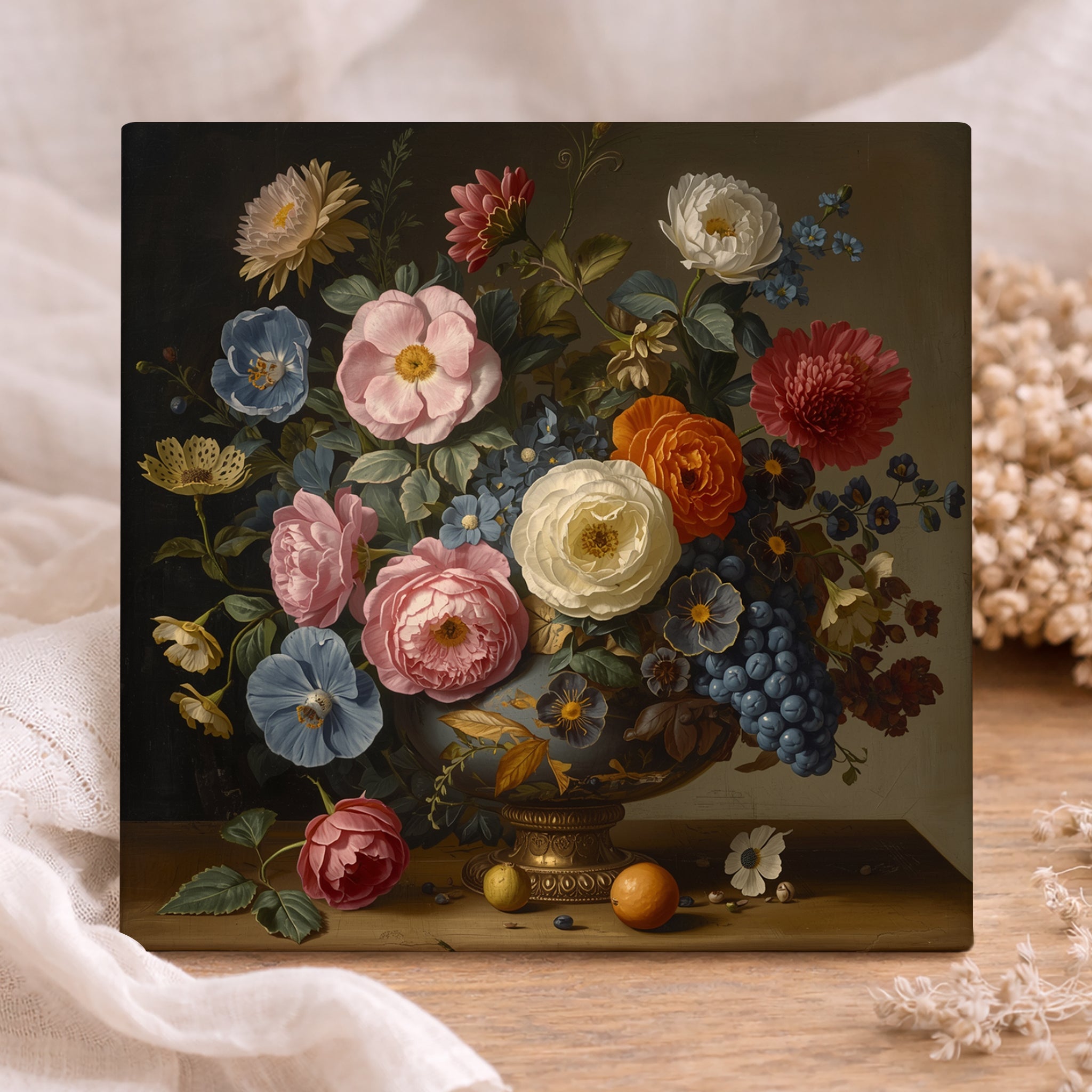 Tegel - Klassieke Bloemen