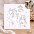 Tegel - Lijntekening Familie
