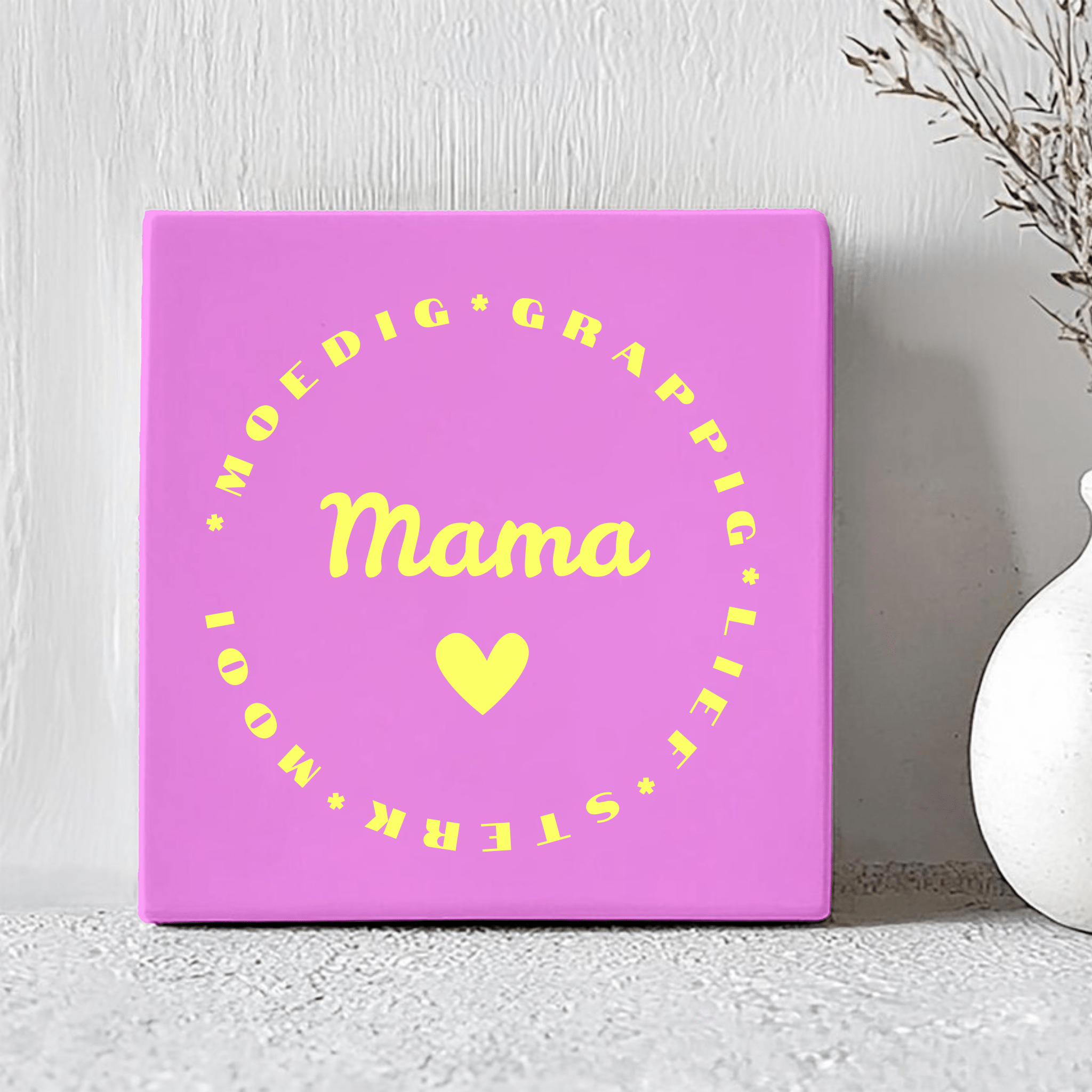 Tegel - Mama met Lieve Woorden - Printazzy