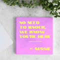 Tegel - No need to knock ~ Aussie - Printazzy