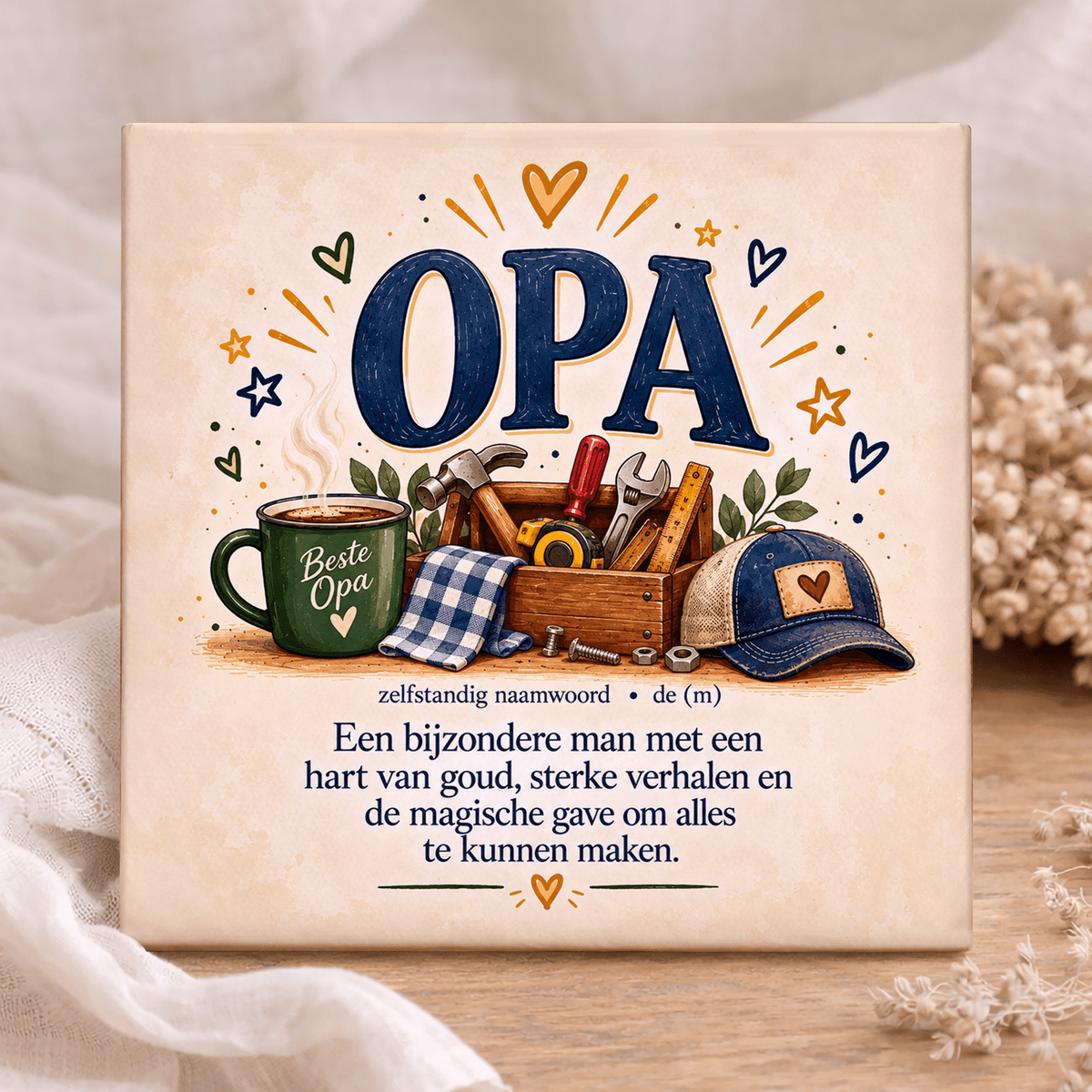 Tegel - Opa, een bijzondere man met een hart van goud