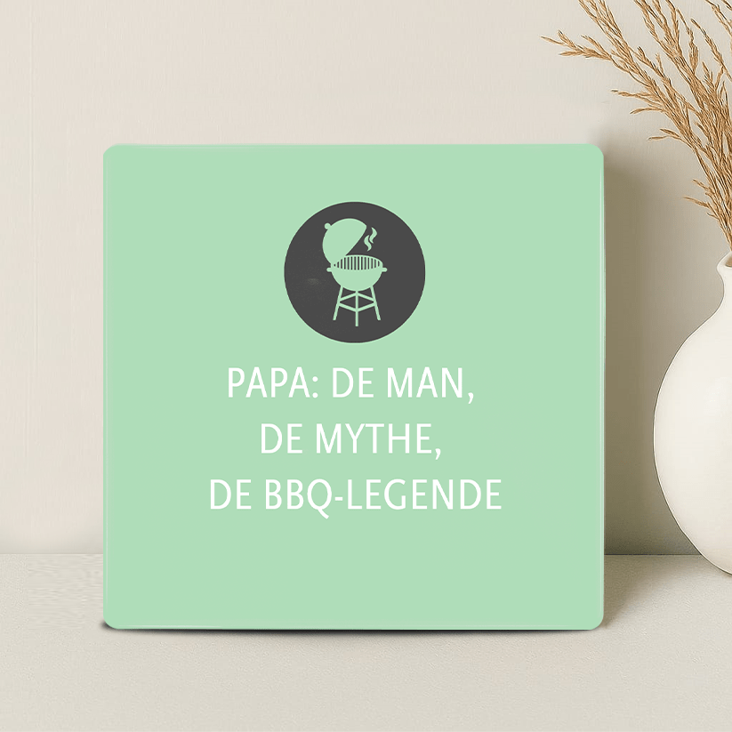 Tegel - Papa: de man, de mythe, de BBQ-legende - Printazzy
