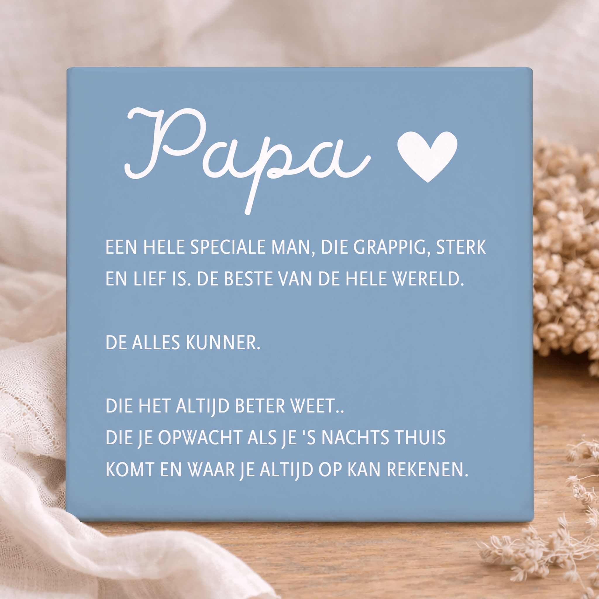 Tegel - Papa definitie