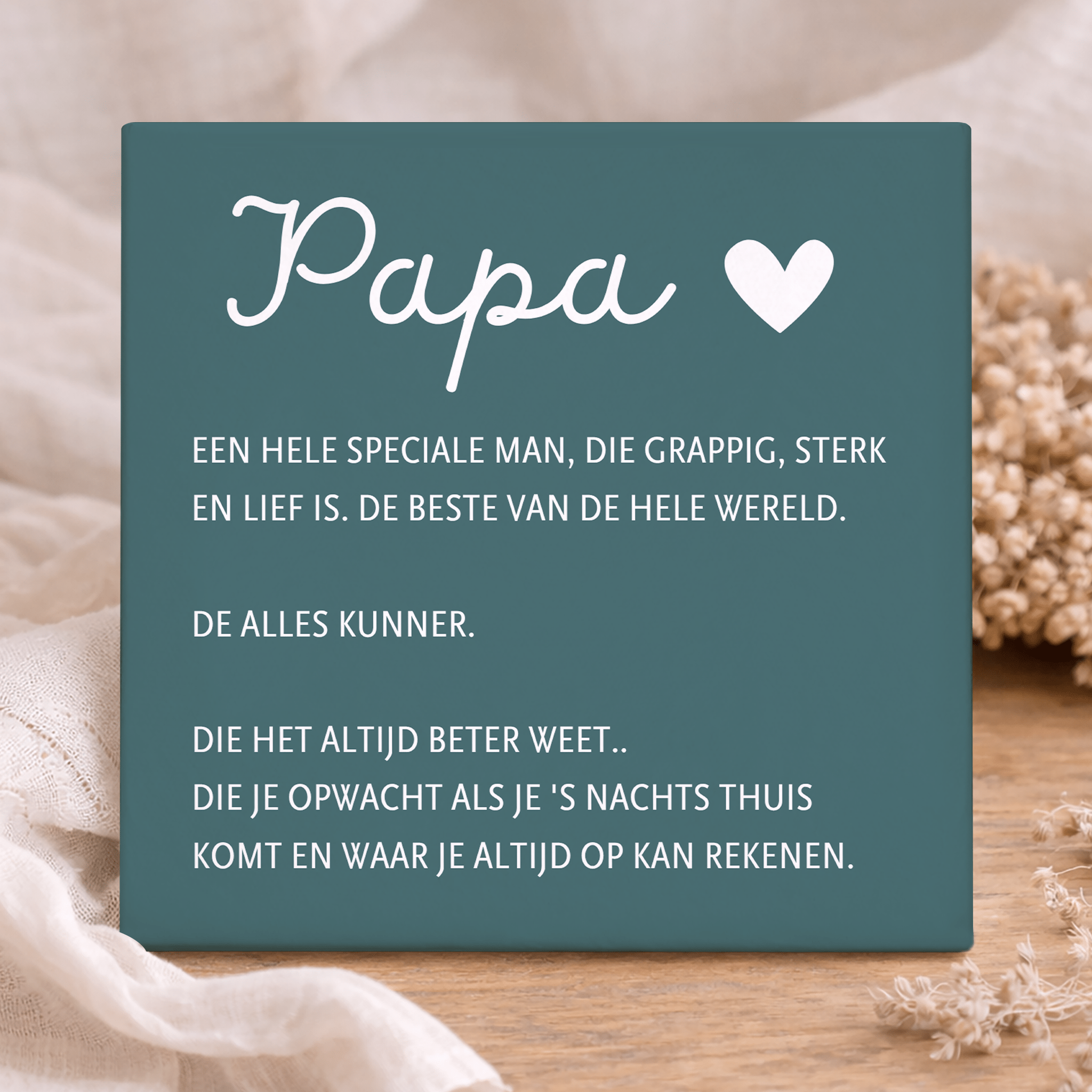 Tegel - Papa definitie