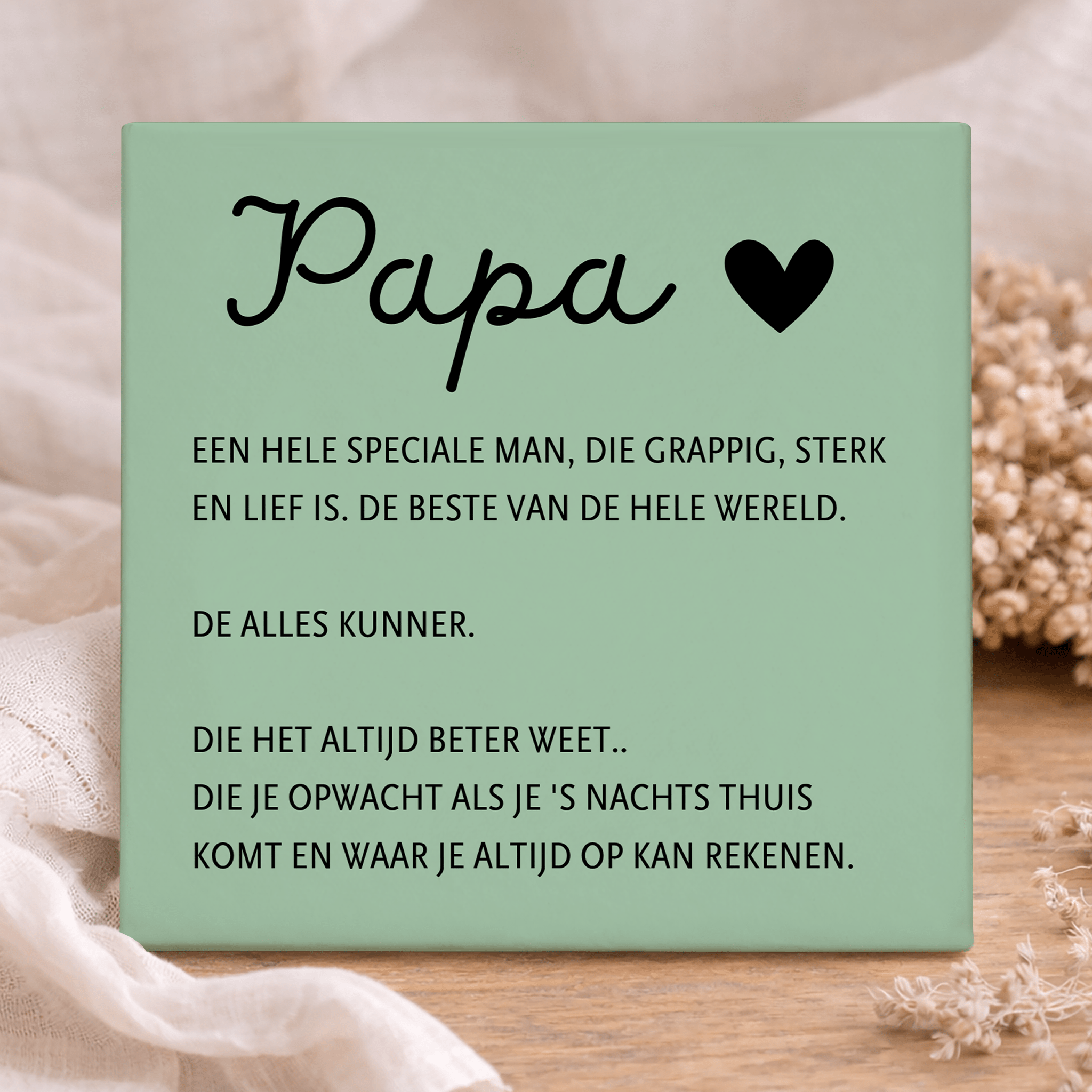 Tegel - Papa definitie
