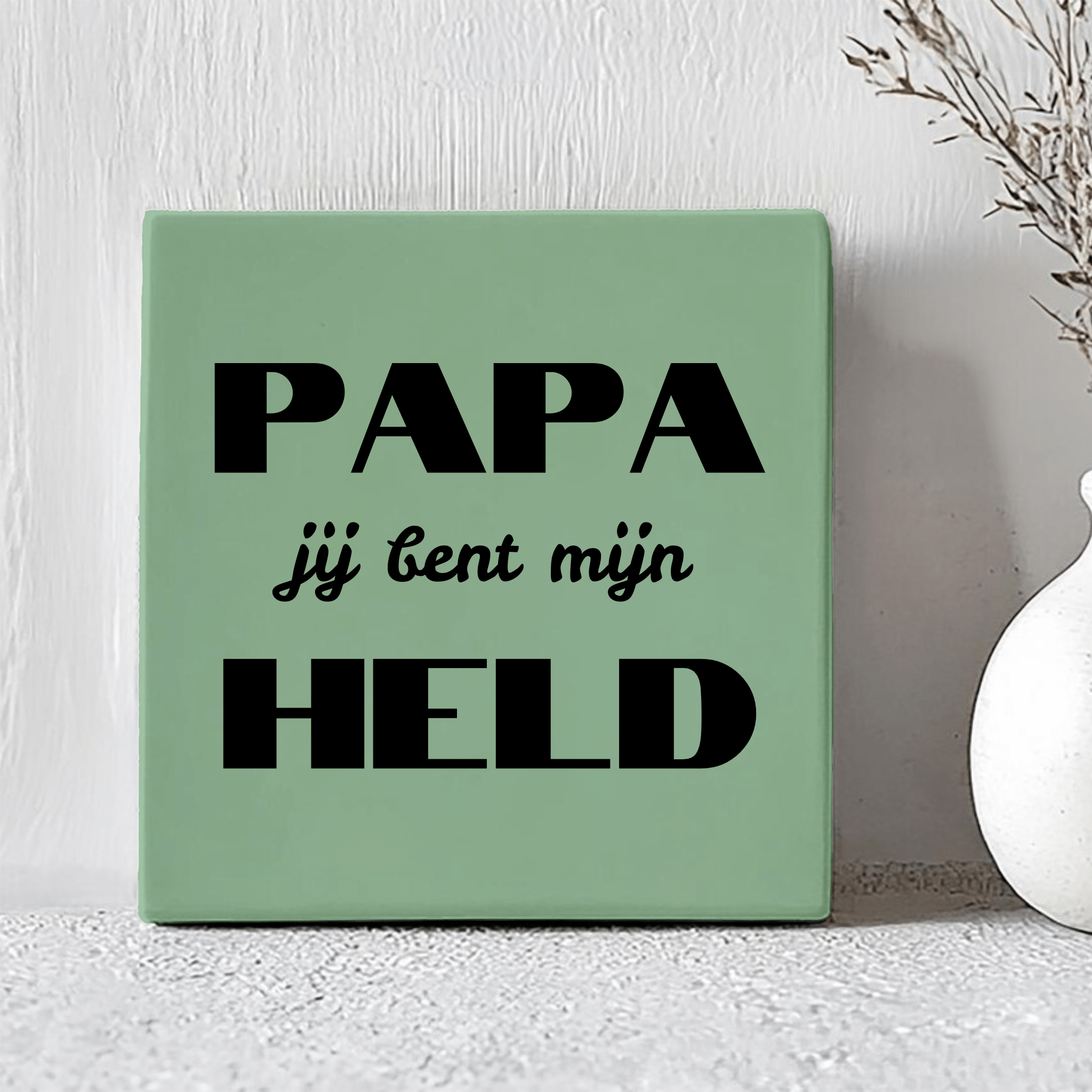 Tegel - Papa jij bent mijn Held - Printazzy
