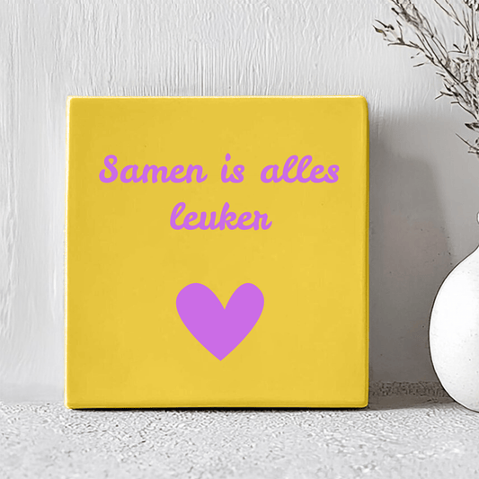 Tegel - Samen Is Alles Leuker - Printazzy