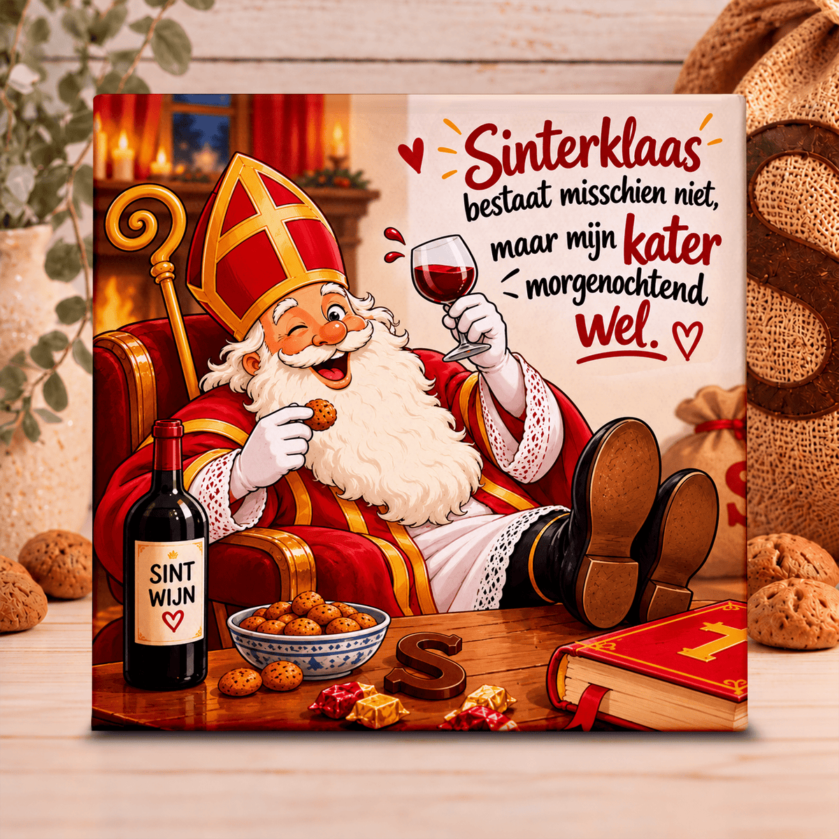 Tegel - Sinterklaas & Kater