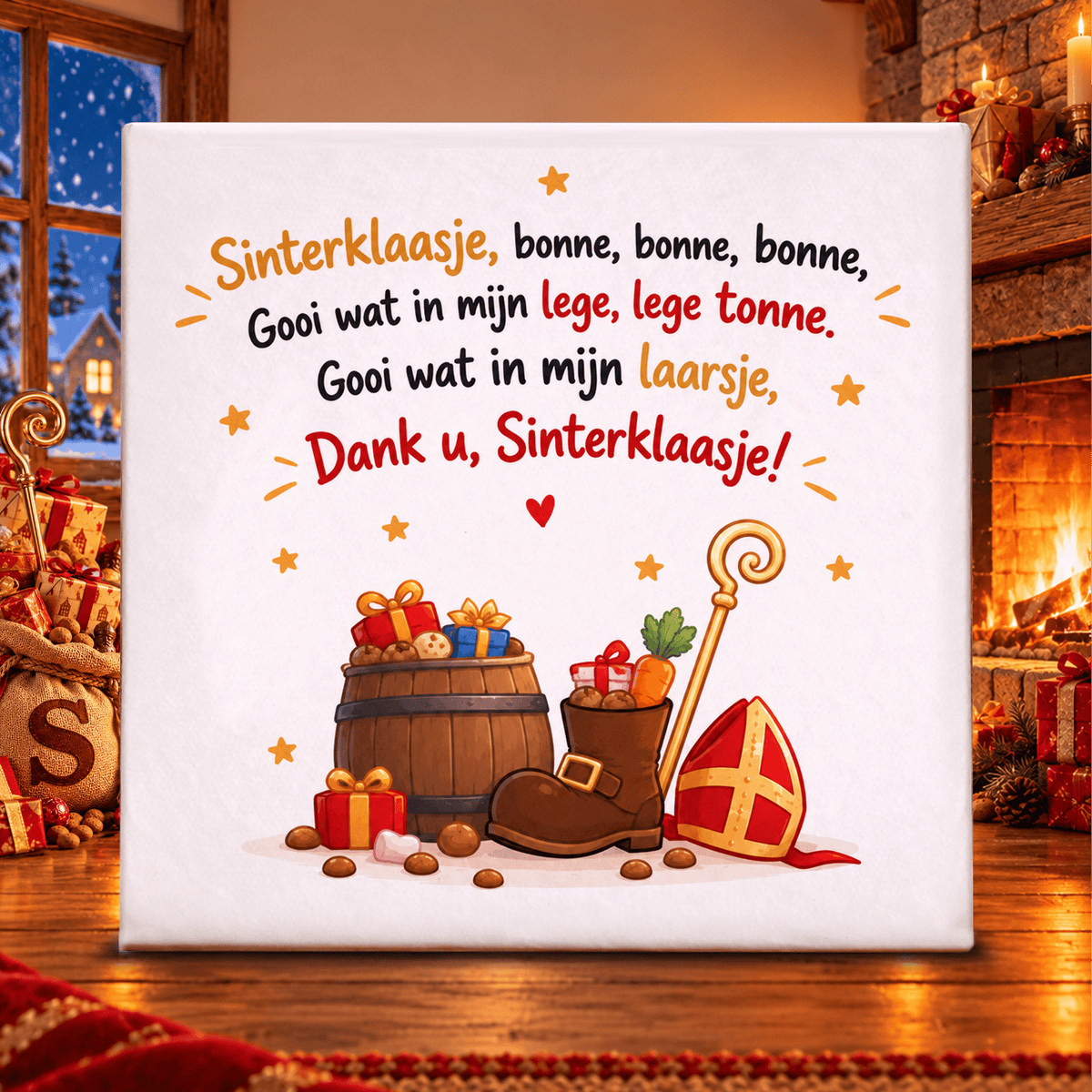 Tegel - Sinterklaasje bonne bonne bonne