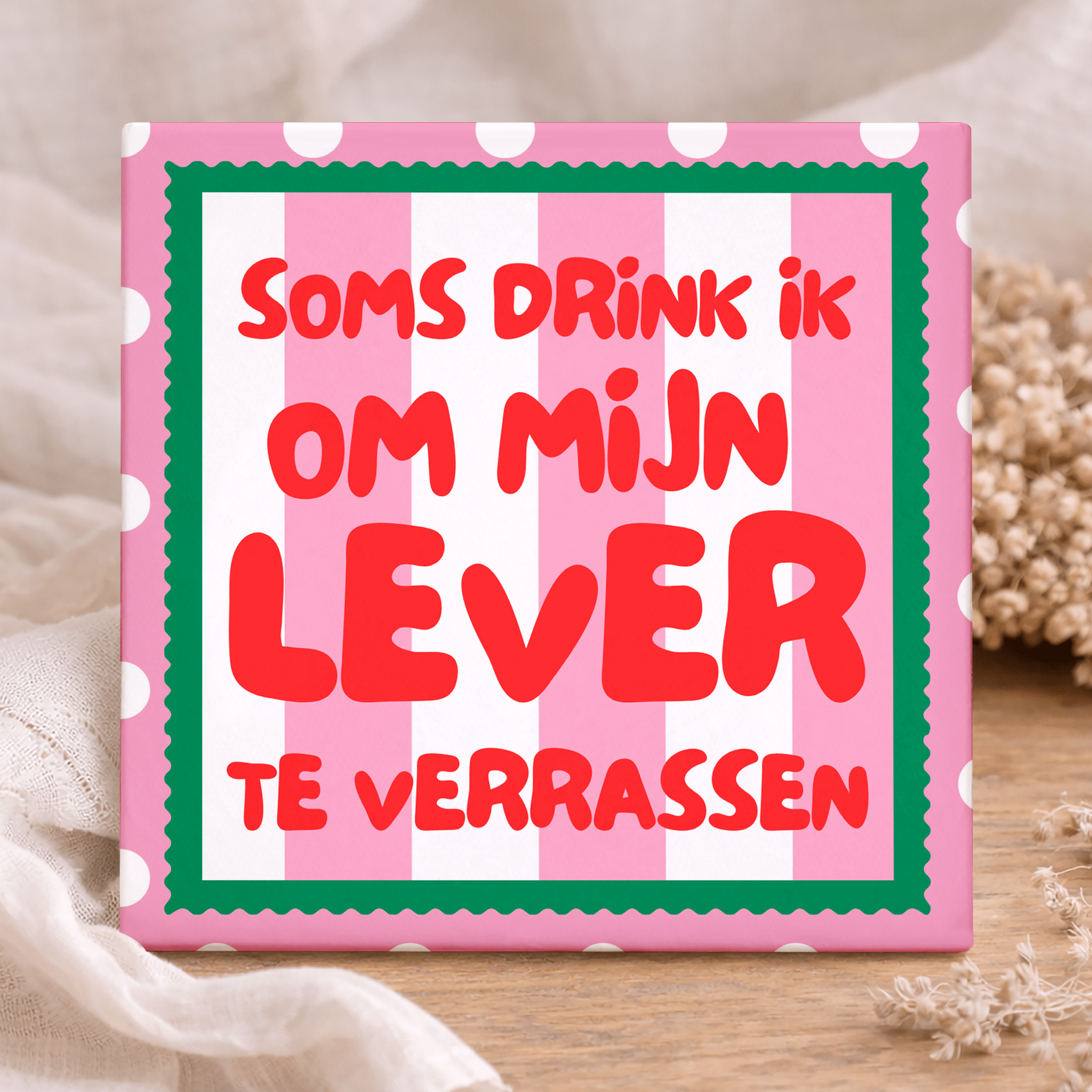 Tegel - Soms Drink Ik Om Mijn Lever Te Verrassen