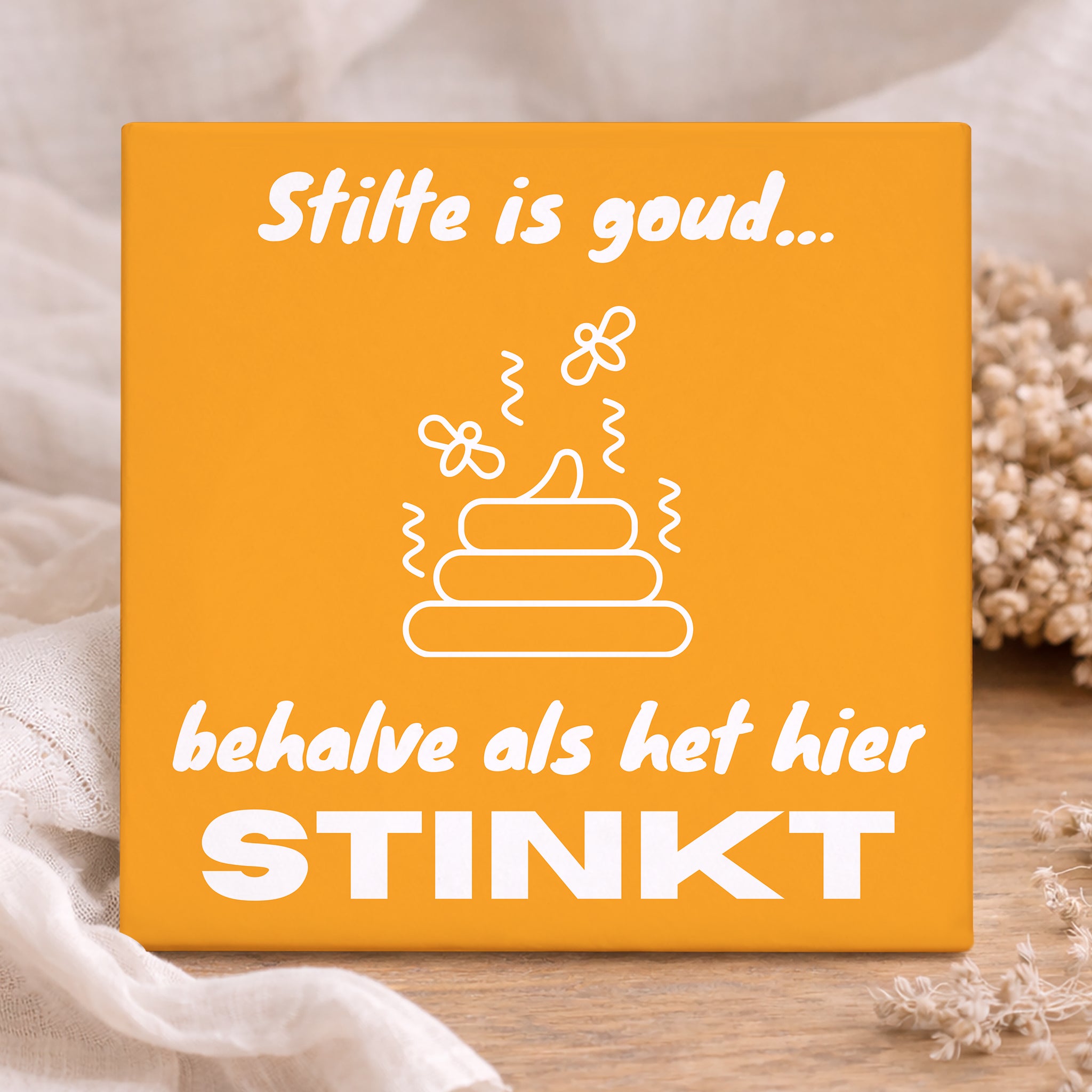 Tegel - Stilte is goud... behalve als het hier stinkt