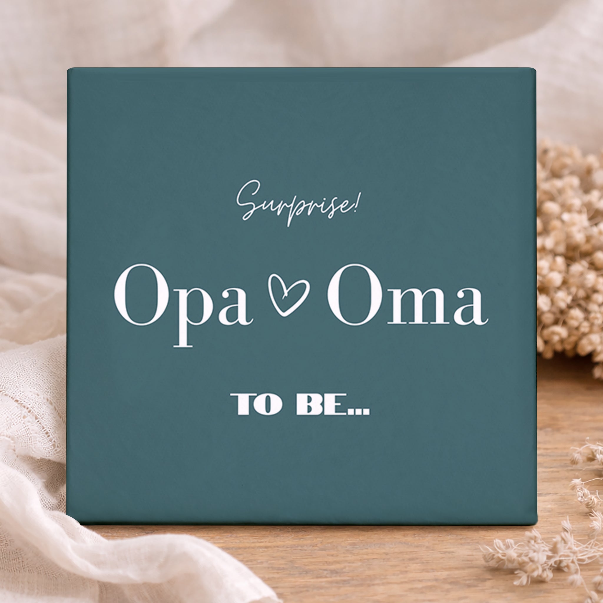Tegel - Surprise! Opa & Oma to be