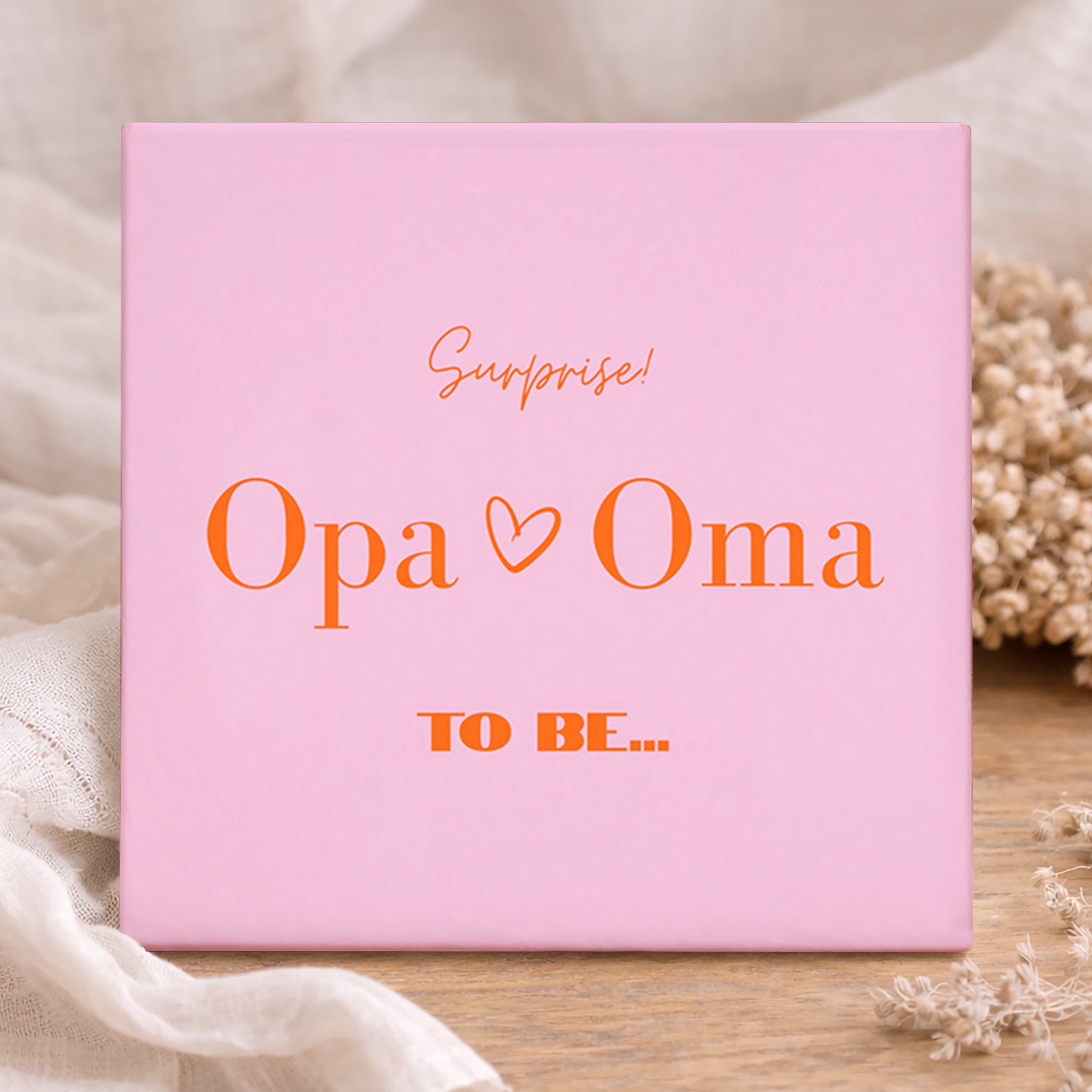 Tegel - Surprise! Opa & Oma to be