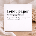 Tegel - Toilet Paper Definition