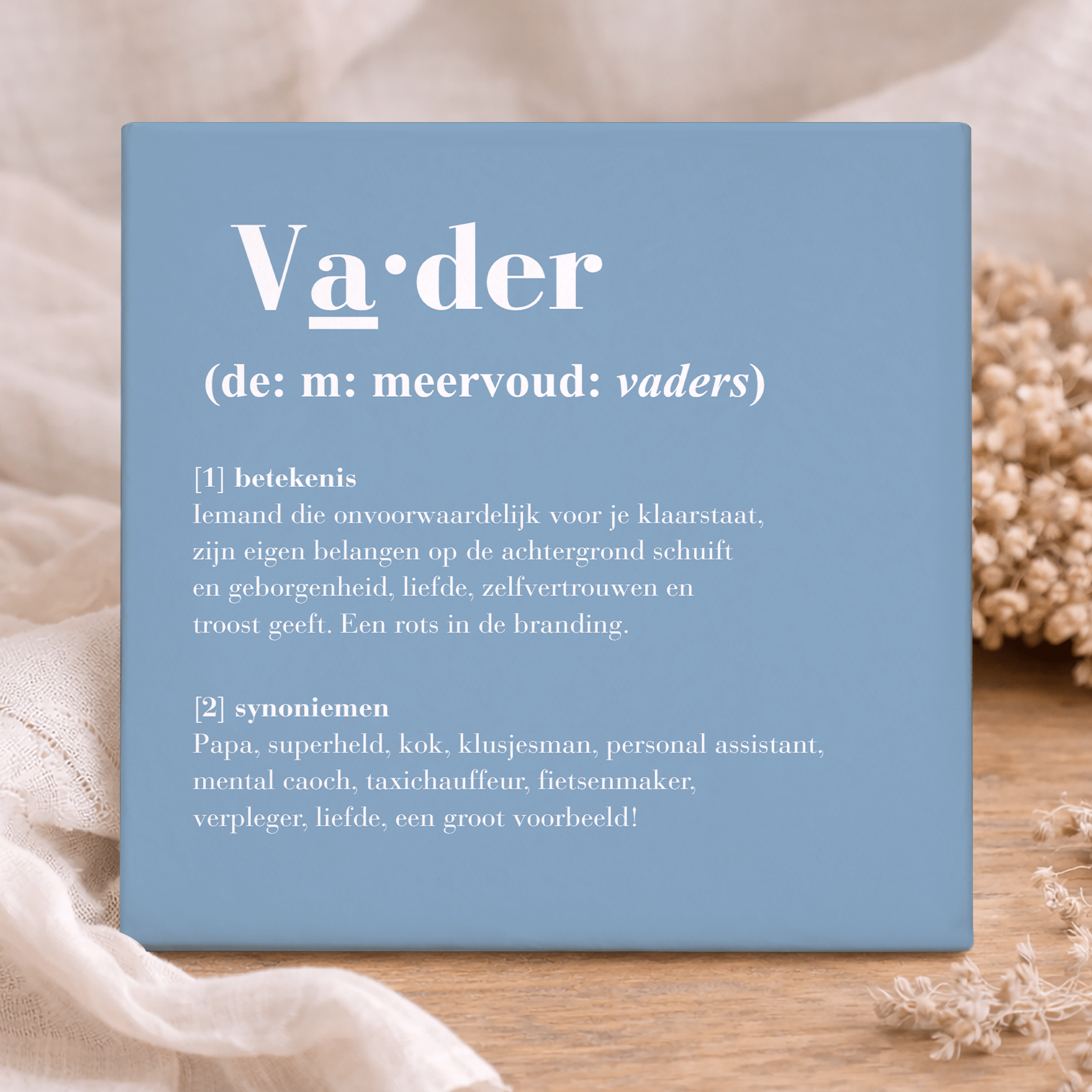 Tegel - Vader definitie