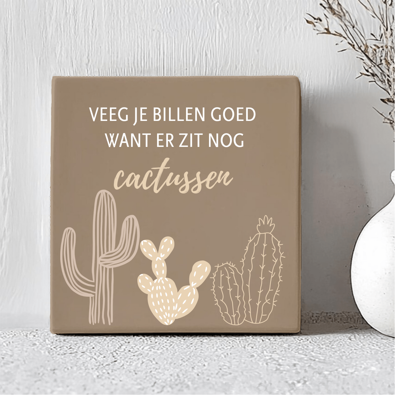 Tegel - Veeg Je Billen Goed Want Er Zit Nog Cactussen