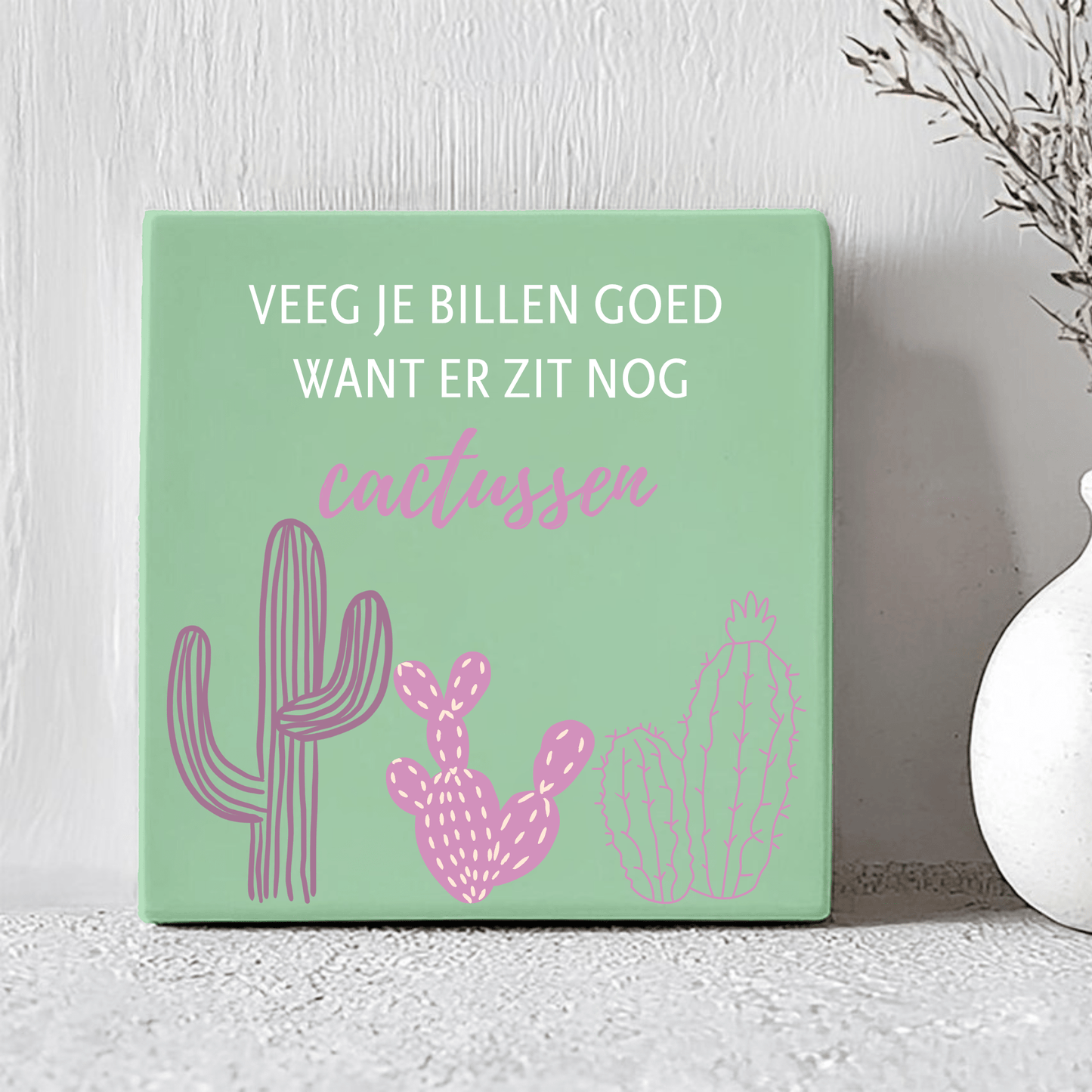 Tegel - Veeg Je Billen Goed Want Er Zit Nog Cactussen