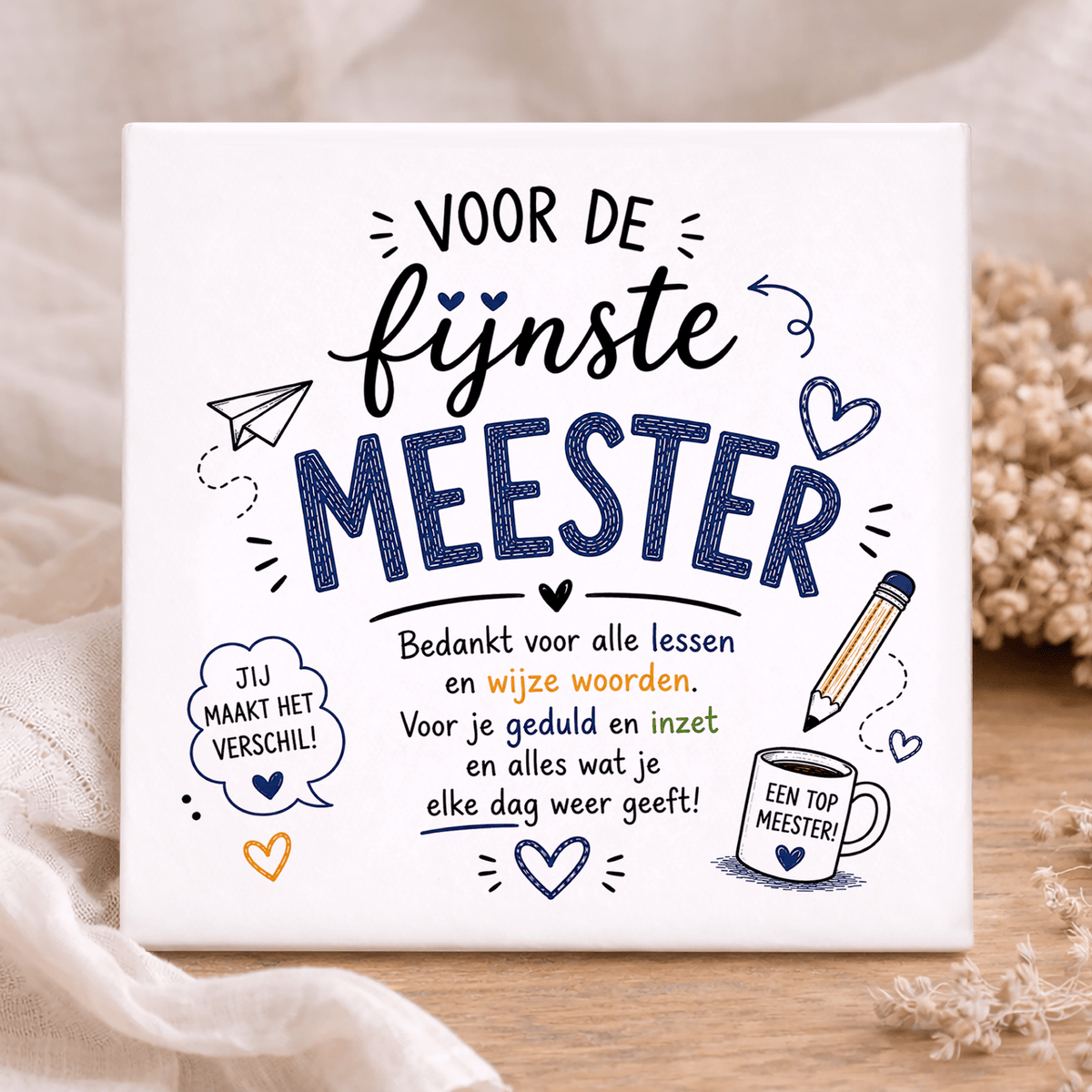 Tegel - Voor de Fijnste Meester