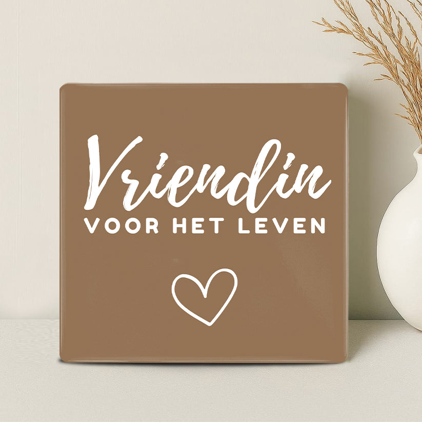 Tegel - Vriendin voor het leven - Printazzy