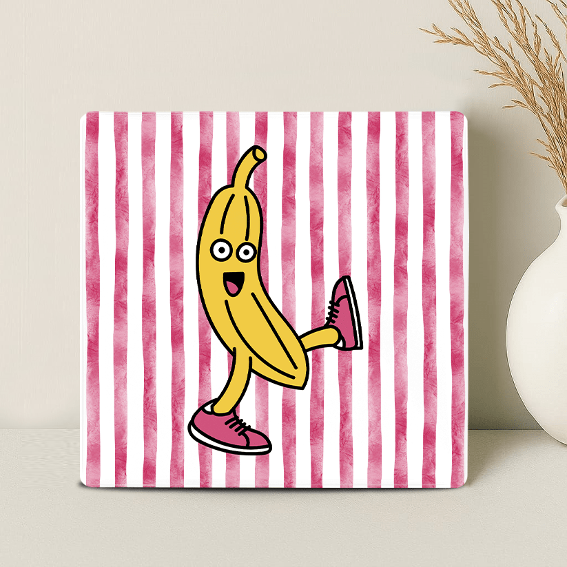 Tegel - Wandelende Banaan - Printazzy